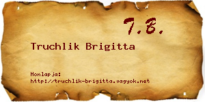 Truchlik Brigitta névjegykártya
